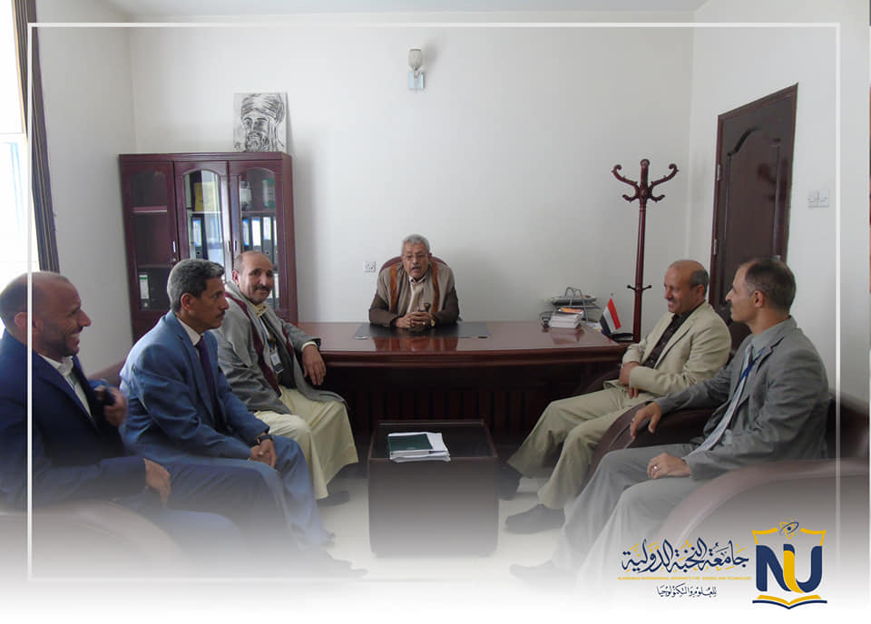 زيارة وزير ووكيل وزارة التعليم العالي والبحث العلمي لجامعة النخبة