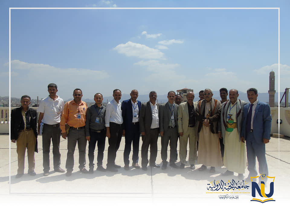 زيارة وزير ووكيل وزارة التعليم العالي والبحث العلمي لجامعة النخبة
