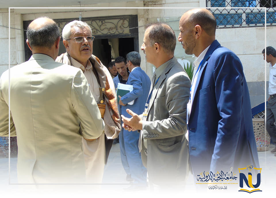 زيارة وزير ووكيل وزارة التعليم العالي والبحث العلمي لجامعة النخبة
